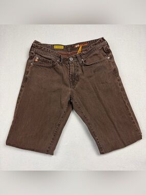 AG Adriano Goldschmied "The Teddyboy" Low Rise Slim Straight Leg Jeans Sz 29